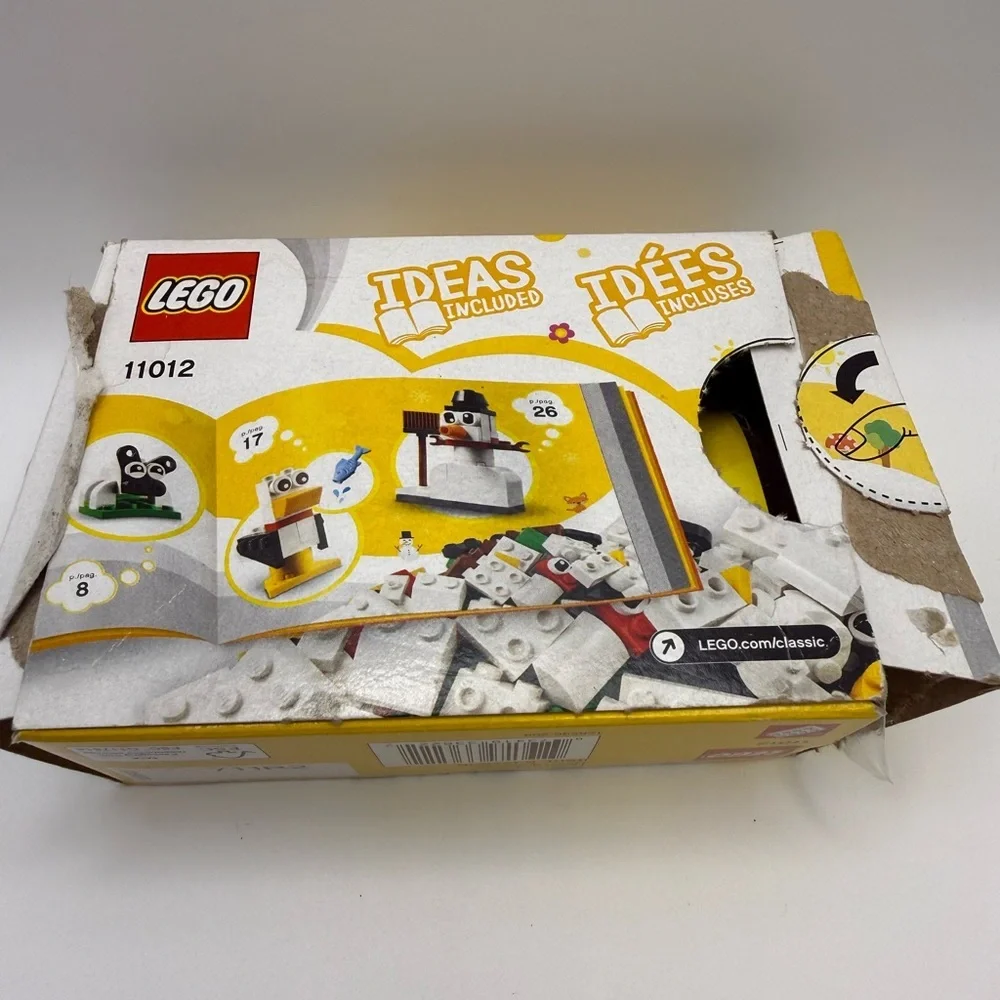 🔥🔥5/$25 LEGO Classic Creative White Bricks 11012 Building Toy Set